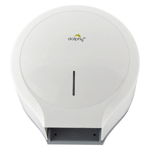 Dolphy Classic Jumbo Toilet Roll Dispenser White