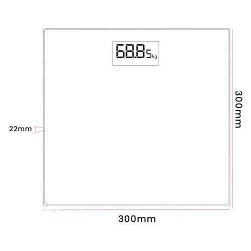 Dolphy Digital Weight Scale Tempered Glass Silver