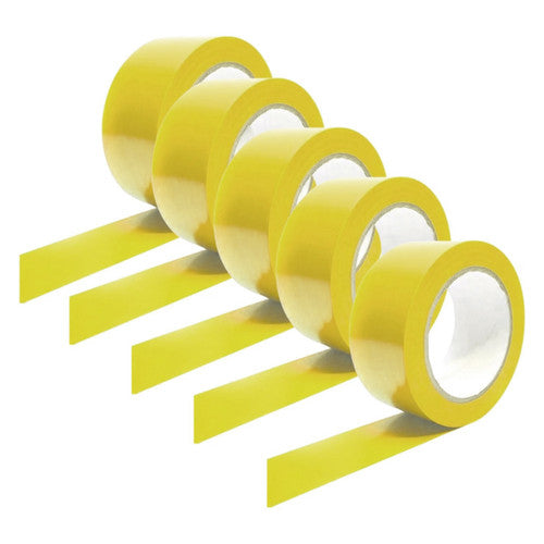 Dolphy Floor Marking Tape Yellow Pack of 5