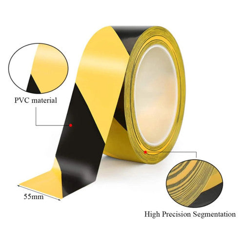 Dolphy Floor Marking Tape Zebra Lines Pack of 5