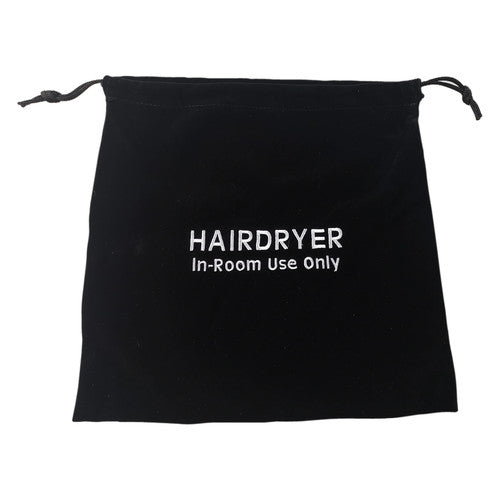 Dolphy Hair Dryer Bag Velvet Black