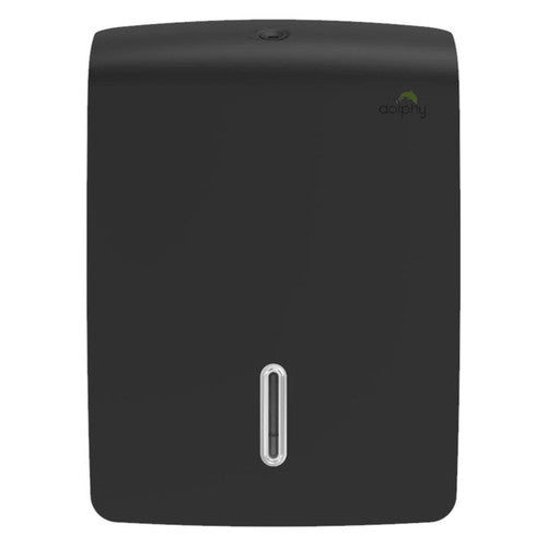 Dolphy Jumbo Plaza Ultraslim Paper Towel Dispenser Black