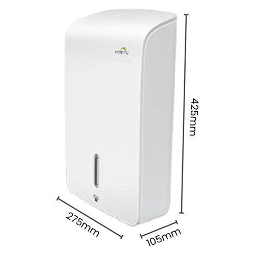 Dolphy Jumbo Plaza Ultraslim Paper Towel Dispenser White