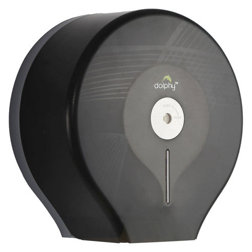 Dolphy Jumbo Toilet Roll Dispenser Black