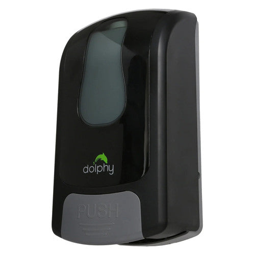 Dolphy Manual Soap-Sanitiser Dispenser 1000ml Black