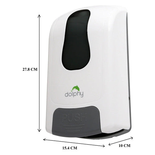 Dolphy Manual Soap-Sanitiser Dispenser 1000ml White