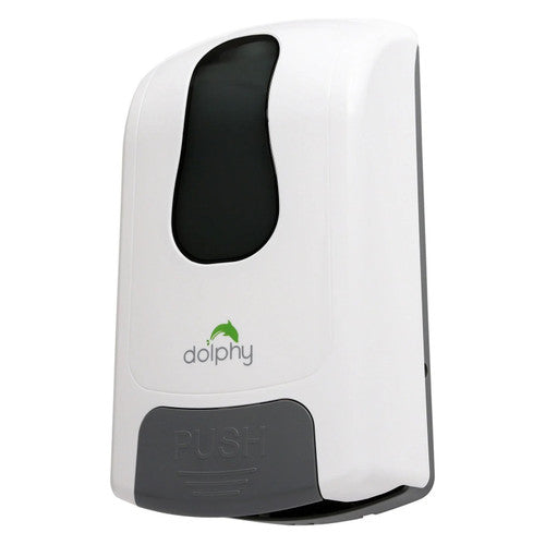 Dolphy Manual Soap-Sanitiser Dispenser 1000ml White
