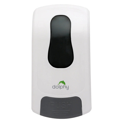 Dolphy Manual Soap-Sanitiser Dispenser 1000ml White