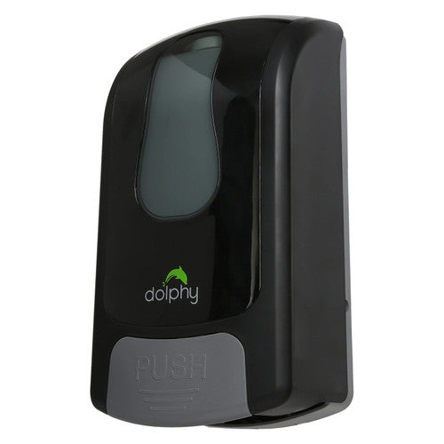 Dolphy Manual Spray Soap-Sanitiser Dispenser 1000ml Black