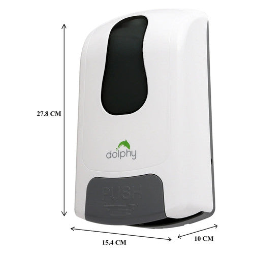 Dolphy Manual Spray Soap-Sanitiser Dispenser 1000ml White