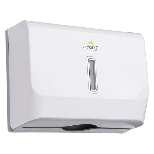 Dolphy Multifold Slimline Paper Towel Dispenser White