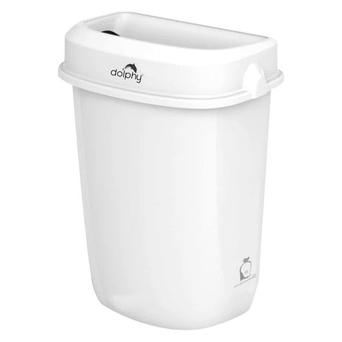 Dolphy Plaza Waste Bin 32L White