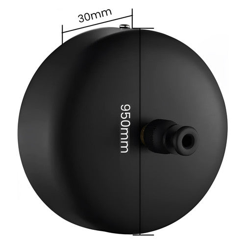 Dolphy Retractable Single Clothesline Black