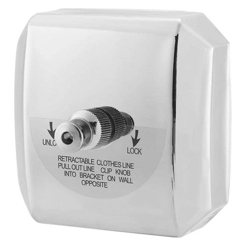 Dolphy Retractable Stainless Steel Clothesline Square Silver