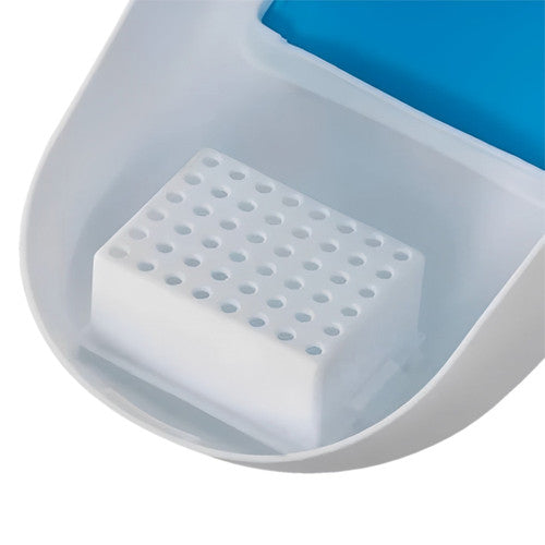 Dolphy Sanitary Bin with Paddle 18L White and Blue