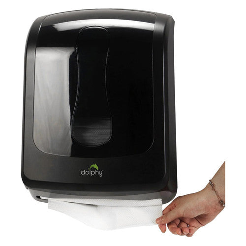 Dolphy Slimline Paper Towel Dispenser Black