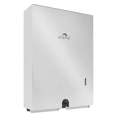 Dolphy Slimline Paper Towel Manual Dispenser Silver