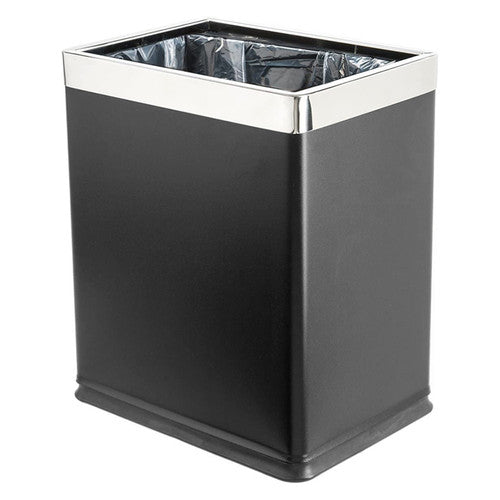 Dolphy Stainless Steel Dustbin 10L Black