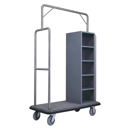 Dolphy Stainless Steel Hotel Laundry Cart and Clothes Delivery Trolley