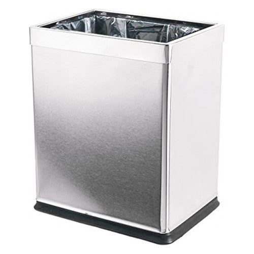 Dolphy Stainless Steel Indoor Trash Can 10L Silver