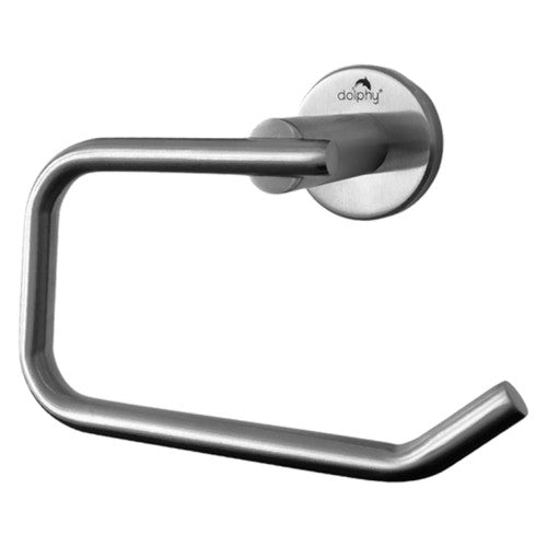 Dolphy Stainless Steel Toilet Roll Holder Brushed Silver