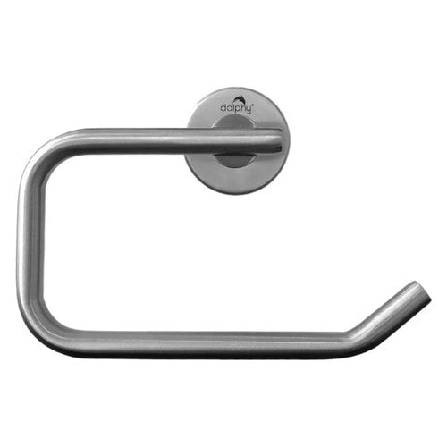 Dolphy Stainless Steel Toilet Roll Holder Brushed Silver