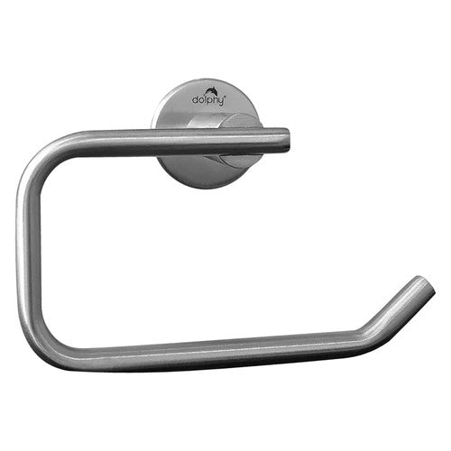 Dolphy Stainless Steel Toilet Roll Holder Brushed Silver