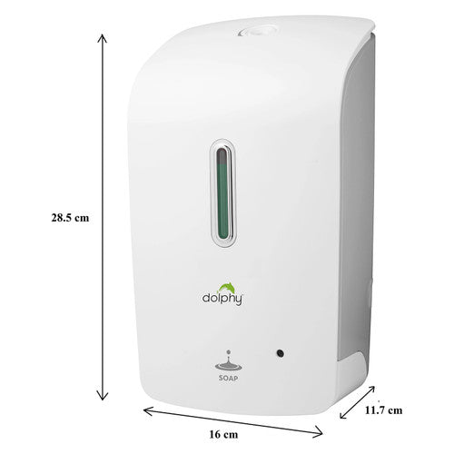 Dolphy Touchless Automatic Soap-Sanitiser Dispenser 1000ml White