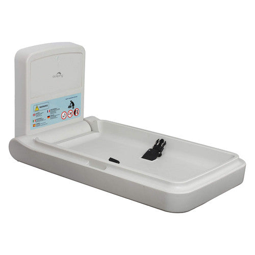 Dolphy Vertical Baby Change Station High-Density Polyethylene White