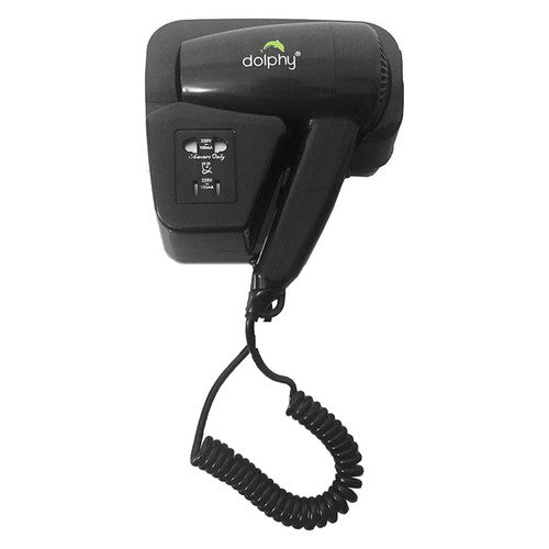 Dolphy Wall Mount Hair Dryer 1200W Black