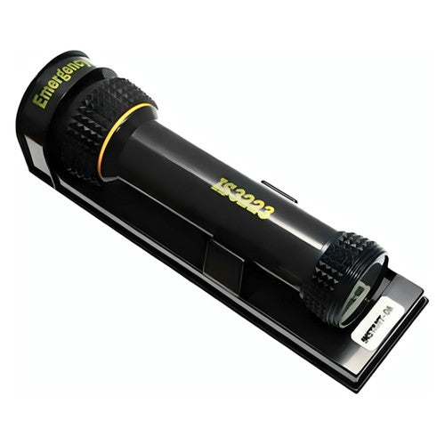 Dolphy Wall Mounted Hotel Emergency Torch Black (2xD Batteries)