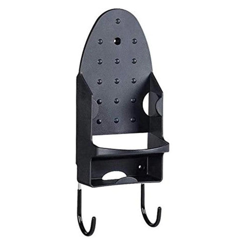 Dolphy Wall Mounted Iron and Board Holder Black
