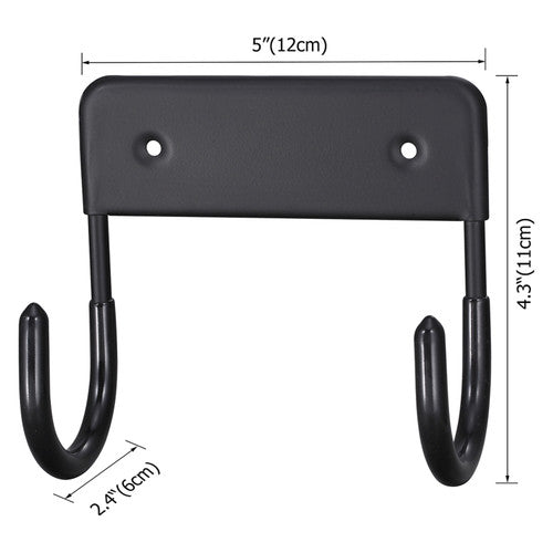 Dolphy Wall Mounted Iron Board Hanger Black