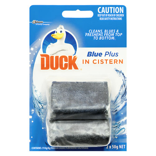Duck Flush in-Cistern Blue 50g Twin Pack x 6
