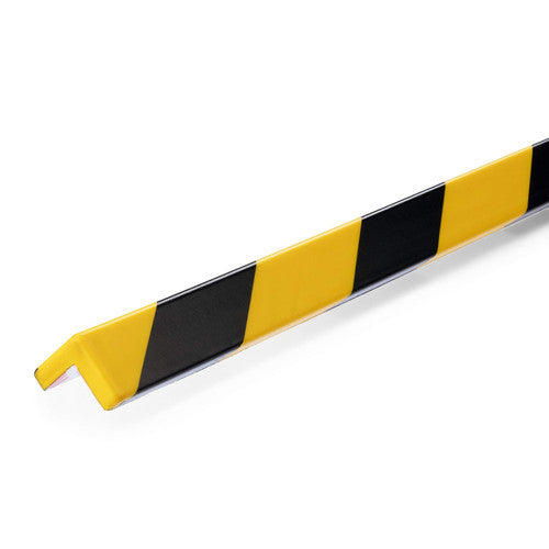 Durable Corner Protection Profile C19 26mm x 1m Yellow Black
