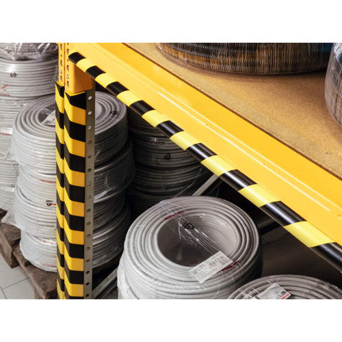 Durable Corner Protection Profile C25R 40mm x 1m Yellow Black
