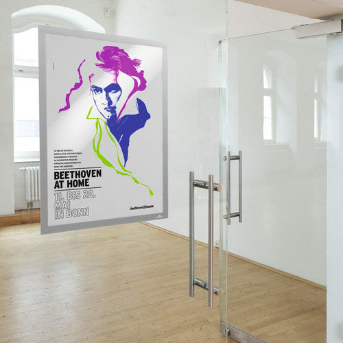 Duraframe Poster Frame A2 Silver Pack 1