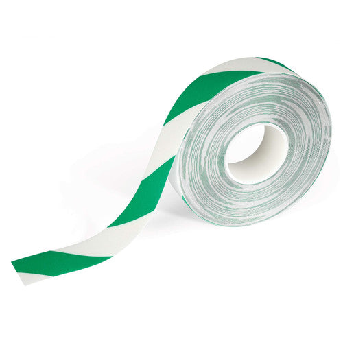 Duraline Two Colour Floor Marking Tape 50mm x 30m/07 Green White