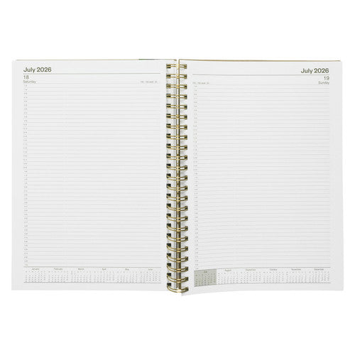 Ecowise 2026 Recycled Diary A4 Day To A Page Kraft