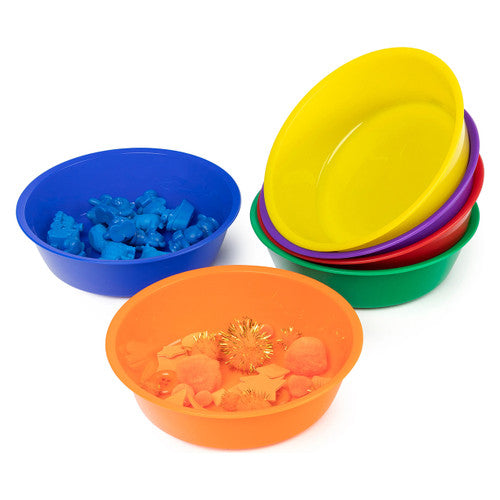 Educational Colours Sorting Bowls 15cm Pack of 6