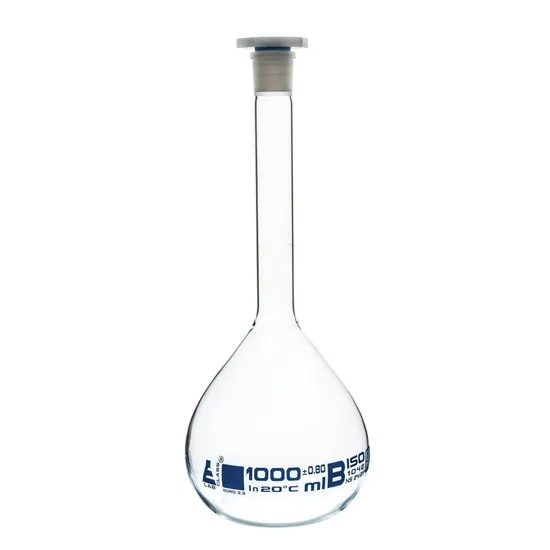 Volumetric Flasks 1000ml Grade B Pack of 2-1