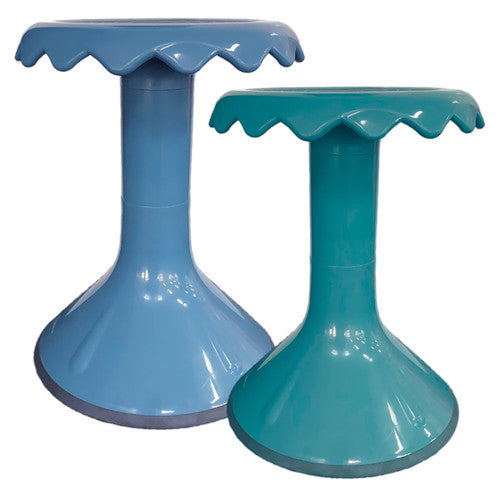 Elizabeth Richards YCX0293LG Wriggle Stool Lake Green