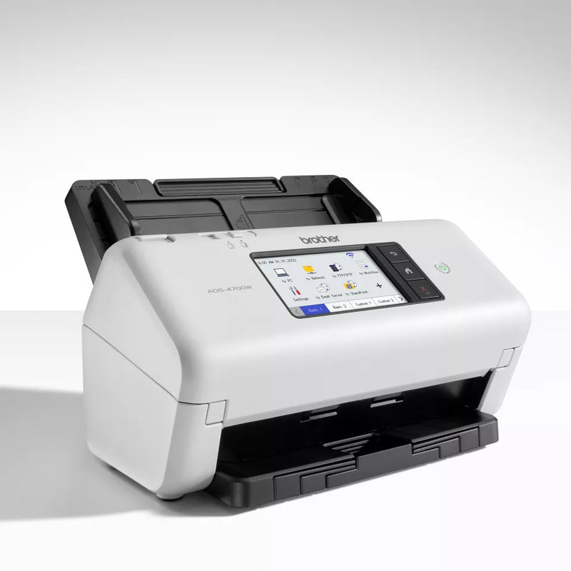 Brother ADS-4700W Professional Desktop Document Scanner - facing right