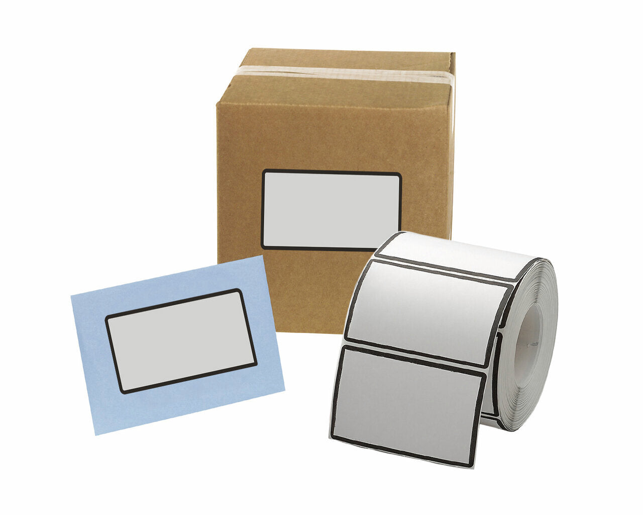 Avery Black Border Roll Address Labels 78 x 48mm 500 per Roll – view 2