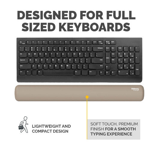 Fellowes Breyta Keyboard Wrist Rest Sand