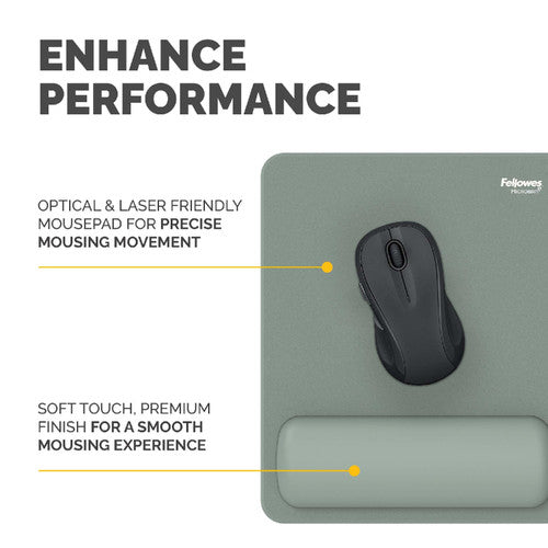Fellowes Breyta Mousepad Wrist Rest Sage
