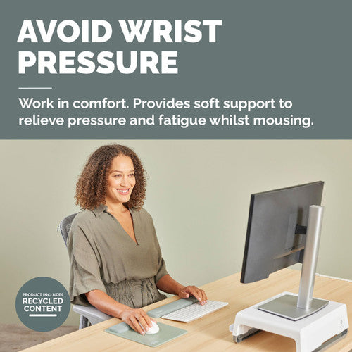 Fellowes Breyta Mousepad Wrist Rest Sage
