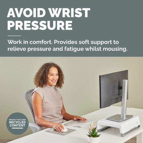 Fellowes Breyta Mousepad Wrist Rest Sand