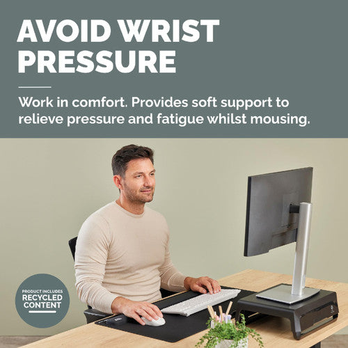 Fellowes Breyta Palm Wrist Rest Black