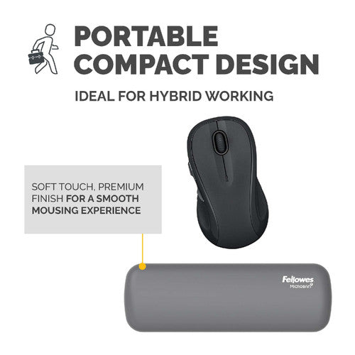 Fellowes Breyta Palm Wrist Rest Grey